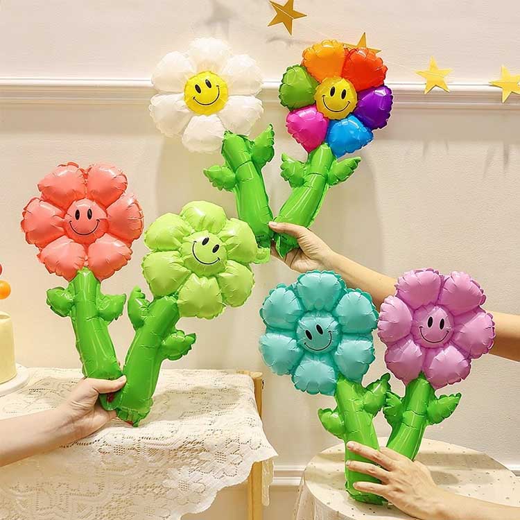 휴대용 해바라기 호일 풍선