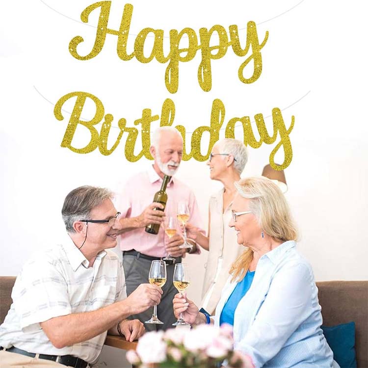 생일 축하 플래그 배너