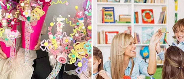 Handmade Pipe Cleaner Bouquet DIY Kit China