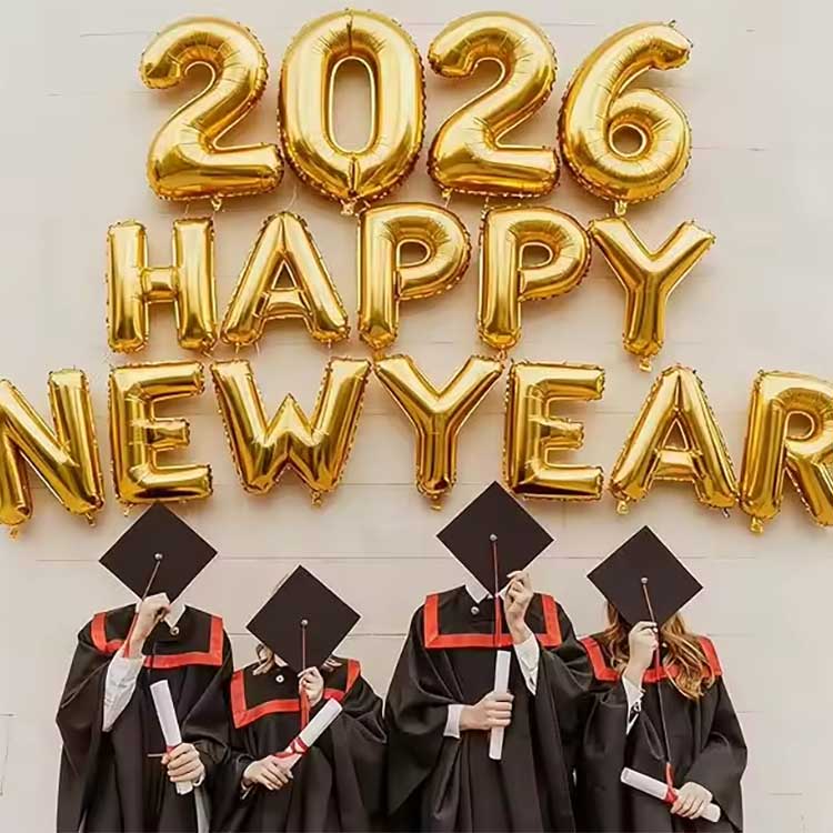 새해 호일 풍선 세트