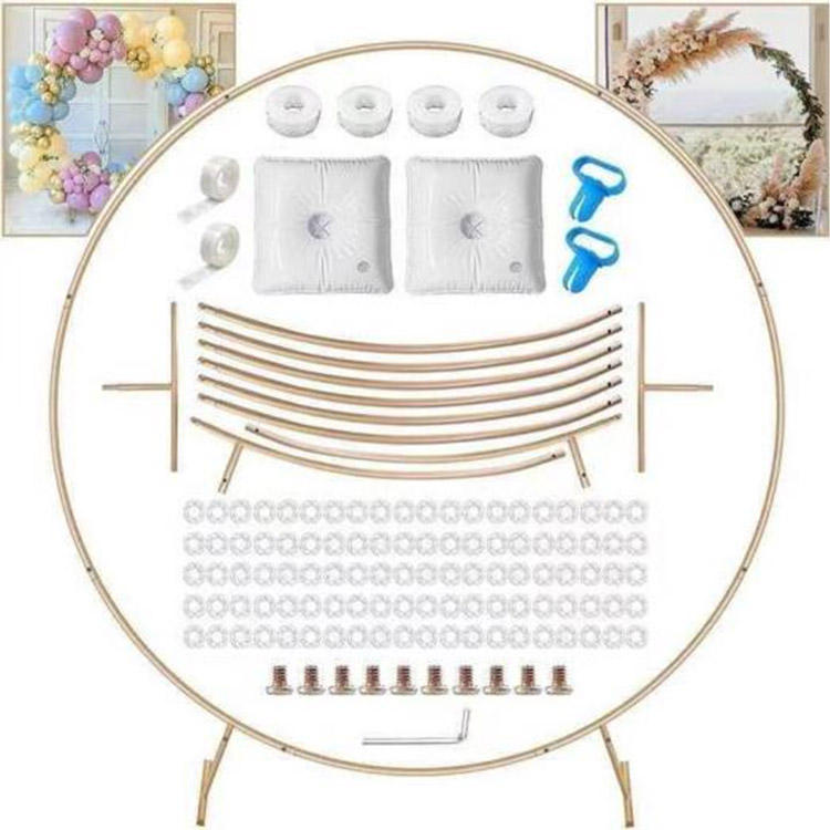 둥근 금속 브래킷 풍선 아치
